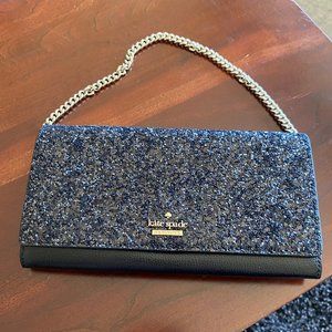 Kate Spade laurel way glitter milou wristlet